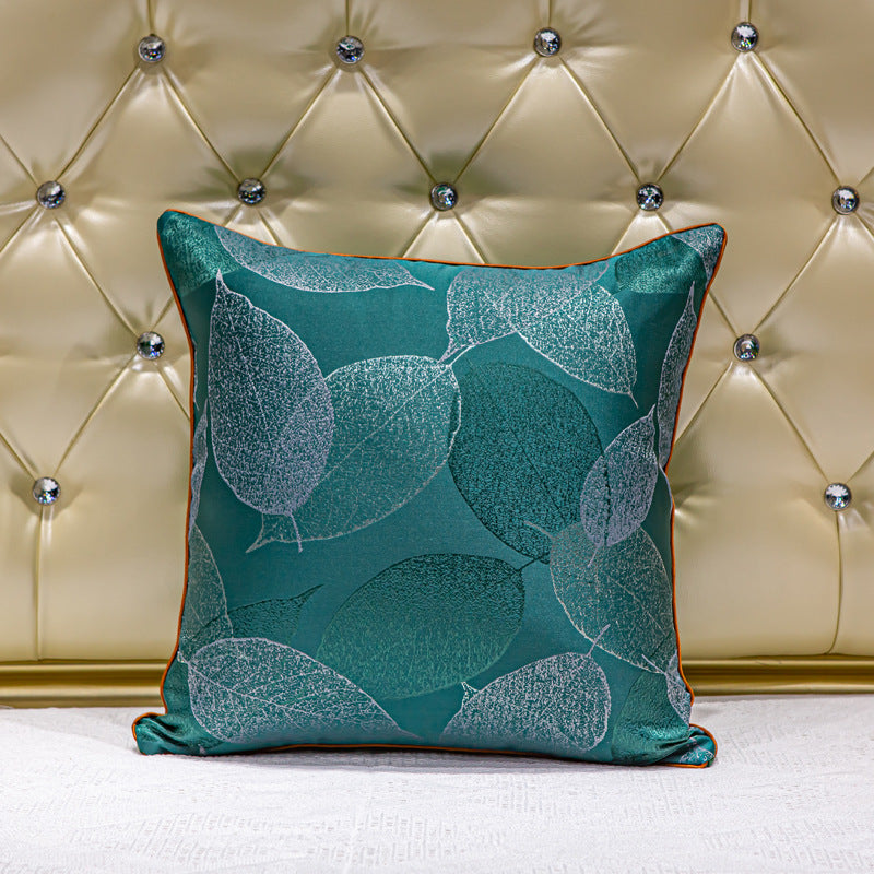 Woven Texture Throw Pillow with Piped Edge | Vertical Stripe Pattern for a Sofa, Bed or Chair | 13 Colors