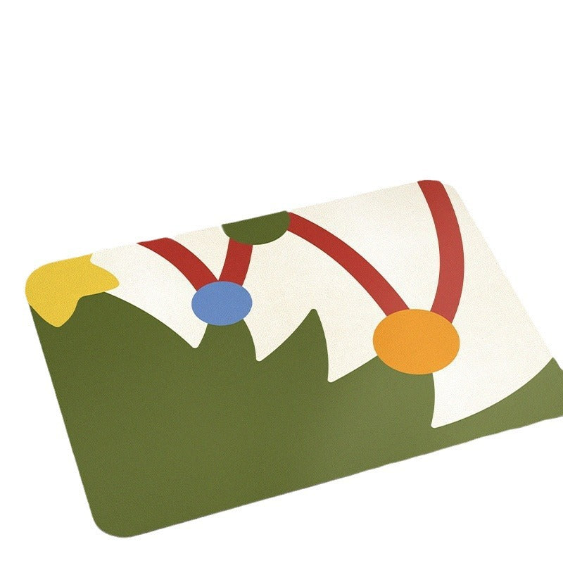 Christmas Kitchen Mat with Non Slip Backing and Festive Design