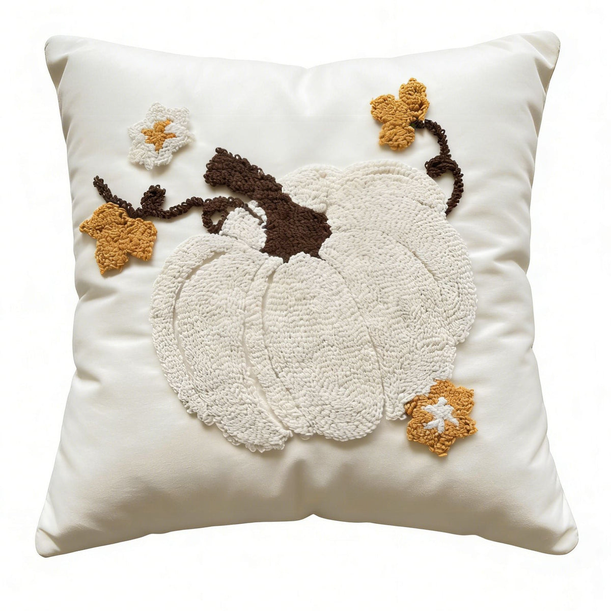 Halloween Pumpkin Throw Pillow | Plush Accent for Sofas, Chairs, and Beds