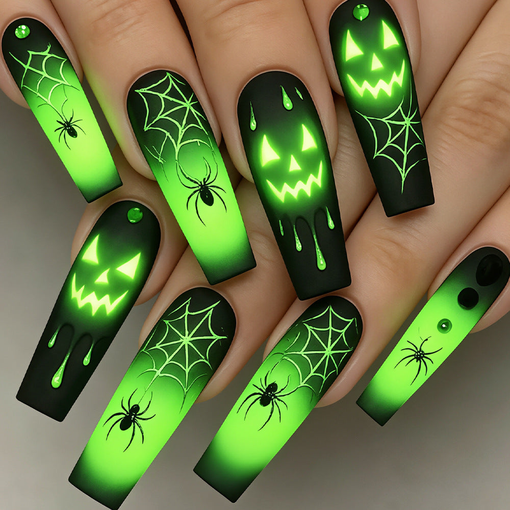 Halloween Press-On Nails | Available in Jelly | Glue-Free Application in Minutes for Parties and Nights Out