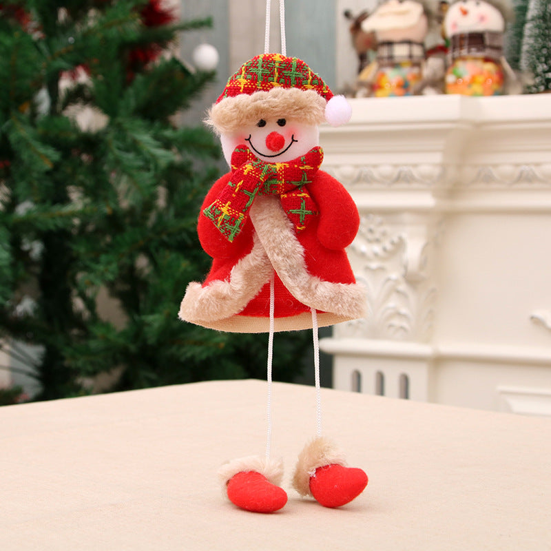 Plush Christmas Ornament Decoration with Hanging Loop