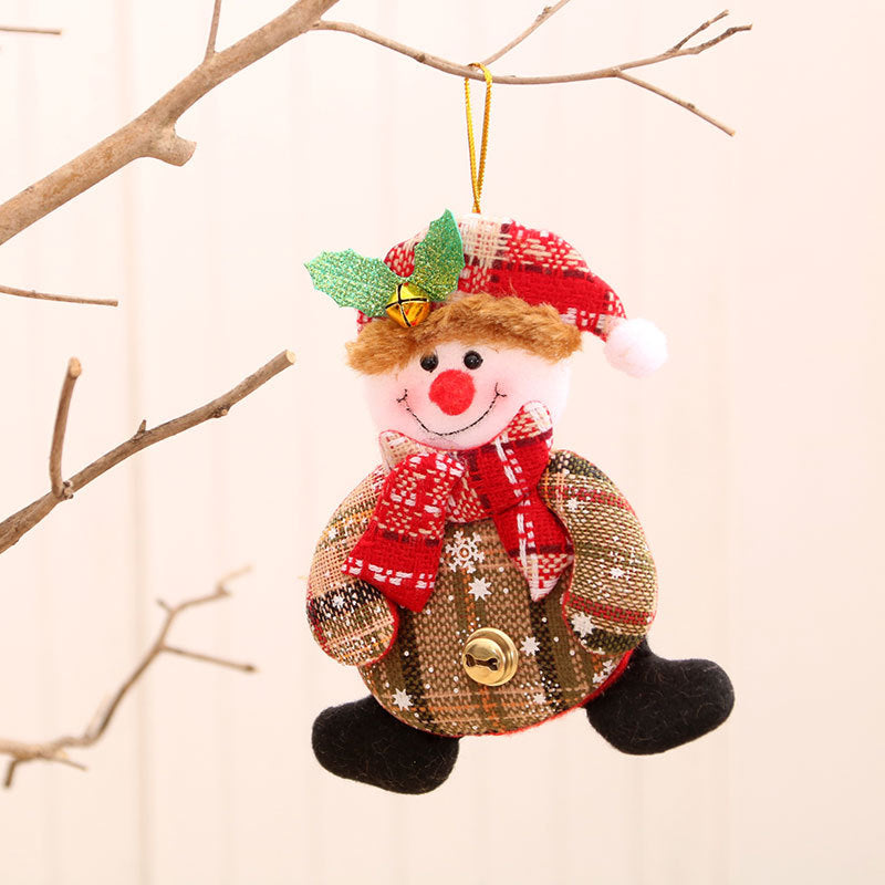 Snowman Christmas Tree Ornaments in Four Designs | Built-In Loop for Easy Display | Bright Holiday Decorations for Wreaths
