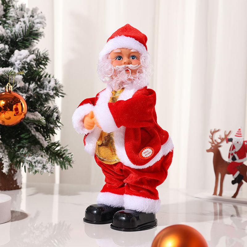 Christmas Santa Claus Figurine Doll for Holiday Decorations