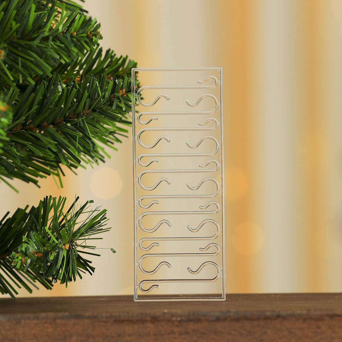 Christmas Tree Ornament Hooks on Sprue for Hanging Decorations