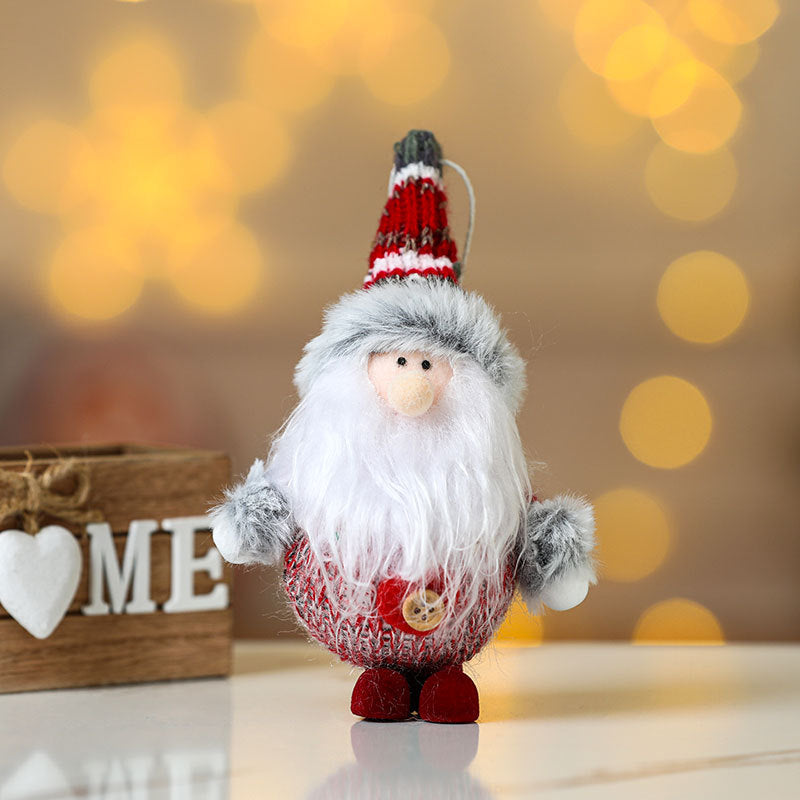 Handmade Christmas Ornaments Snowman, Santa and Reindeer