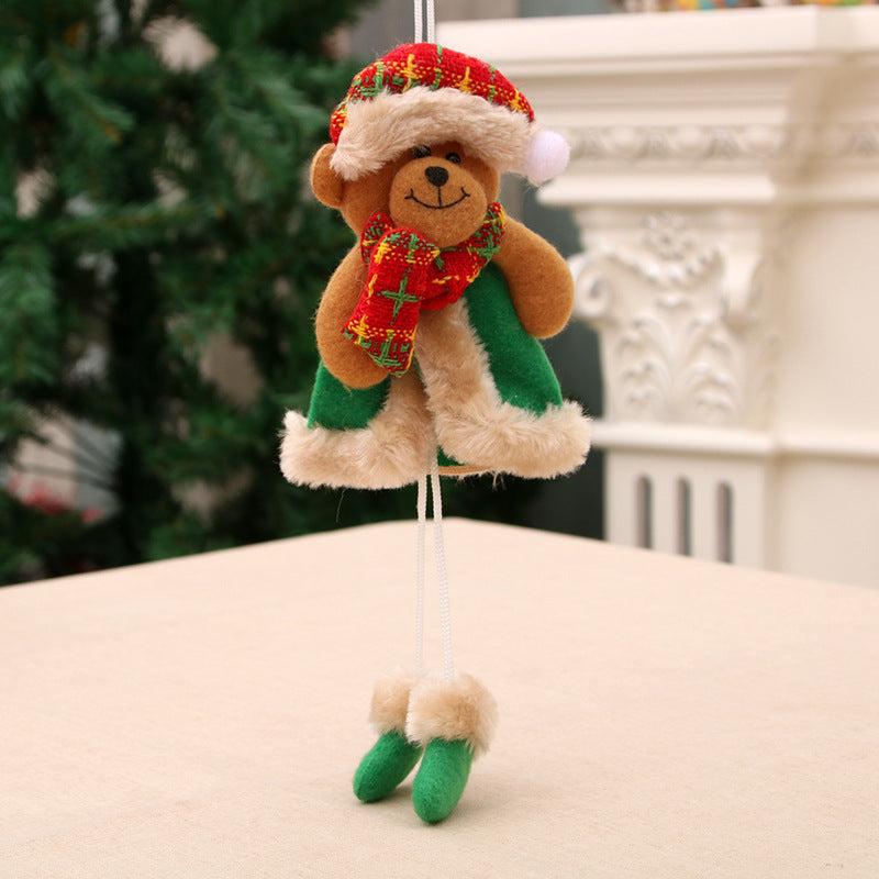 Plush Christmas Ornament Decoration with Hanging Loop