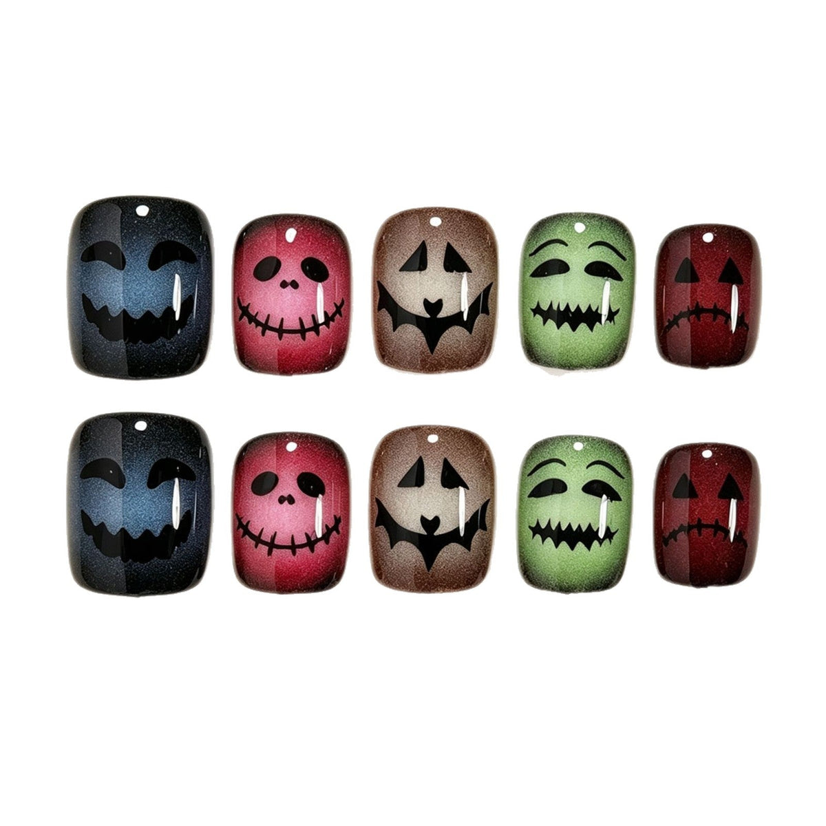 Halloween Press-On Nails | Available in Jelly | Glue-Free Application in Minutes for Parties and Nights Out
