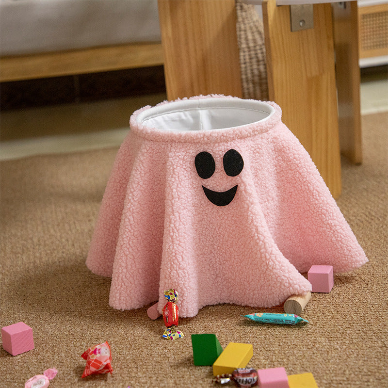 Halloween Ghost Decorative Basket | Available in 4 Colors | Holds Treats and Decorations, Then Stores Them After