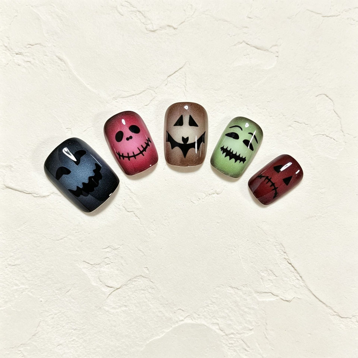 Halloween Press-On Nails | Available in Jelly | Glue-Free Application in Minutes for Parties and Nights Out