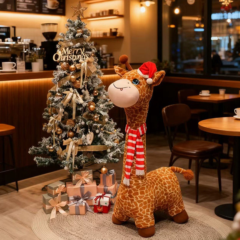 Life Size Standing Plush Santa Claus Decoration for Home