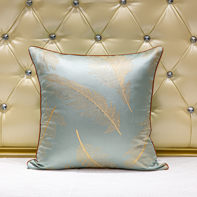 Woven Texture Throw Pillow with Piped Edge | Vertical Stripe Pattern for a Sofa, Bed or Chair | 13 Colors
