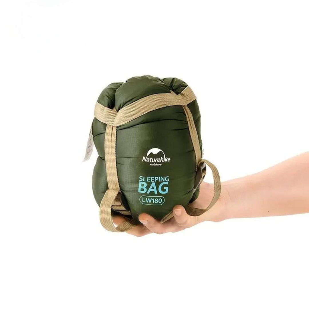 Lightweight 3-Season Sleeping Bag | Packs Down Small | Full-Body Coverage for Camping and Travel