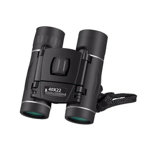 Pocket Binoculars 40x22 for Hunting, Hiking and Nature Watching | Compact 22 mm Lenses That Fit in One Palm