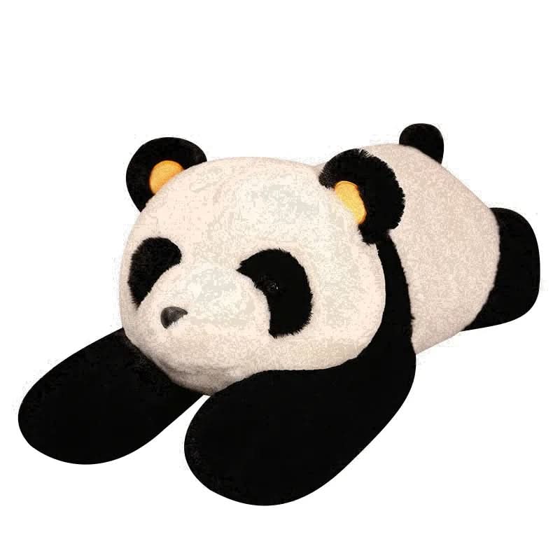 Giant Panda Plush Cushion in Large Format | Soft Filled Interior | Comfortable Support for Beds, Sofas, and Floors
