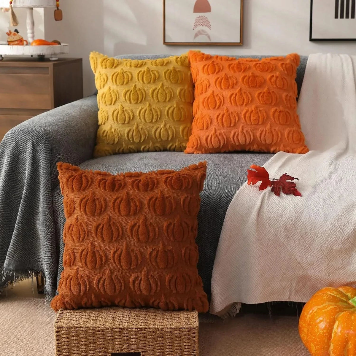 Faux Fur Cushion Cover | Soft Cozy Texture | A Decorative Accent for Sofas, Chairs, and Beds