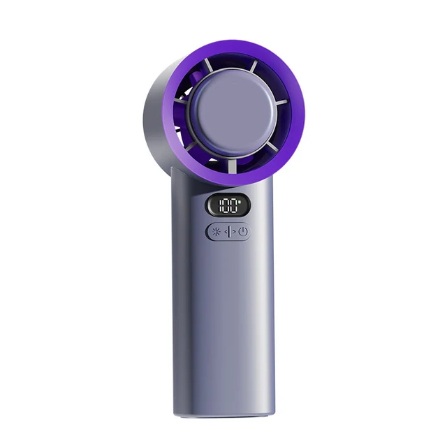 Portable Rechargeable Handheld Fan | 3 Speed Settings | Compact Design for Travel, Commuting, and Outdoor Use