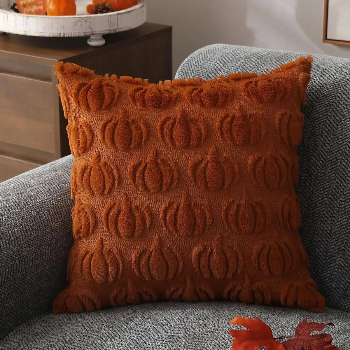 Faux Fur Cushion Cover | Soft Cozy Texture | A Decorative Accent for Sofas, Chairs, and Beds