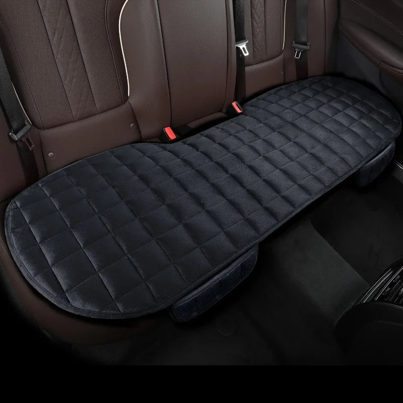 Full-Coverage Car Seat Cushion for the Rear Bench | Non-Slip Padded Cover with Adjustable Straps | 5 Colors