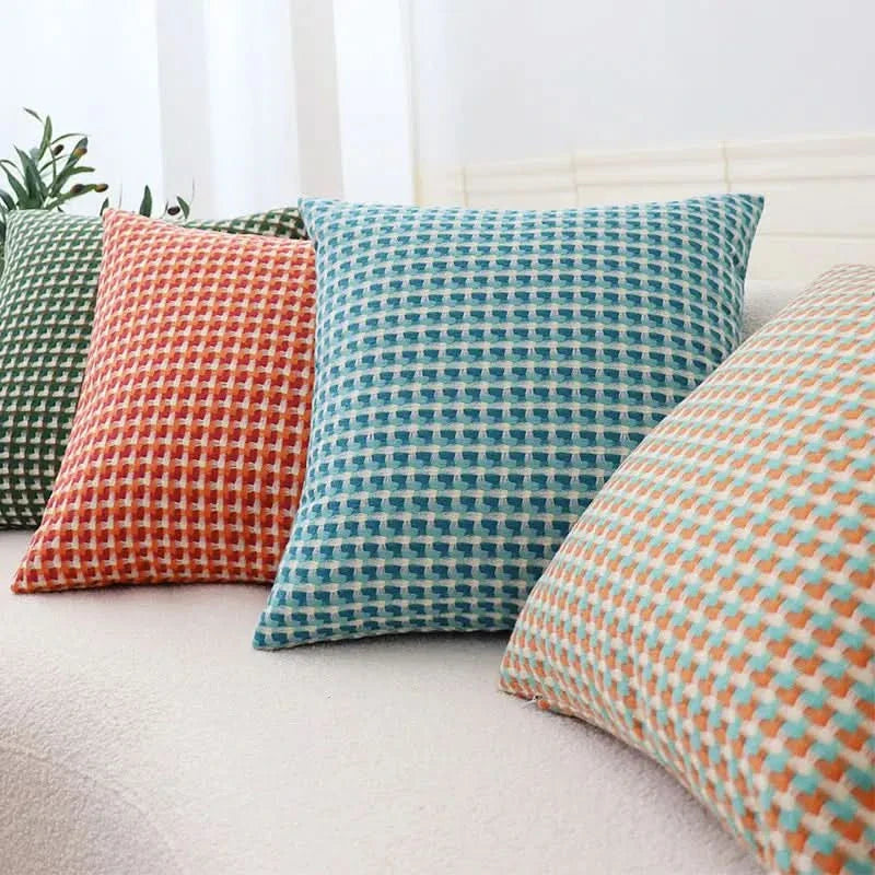 Scandinavian Throw Pillow Cover, 17.7 x 17.7 Inches | Clean Minimal Design | Nordic Style for Any Room