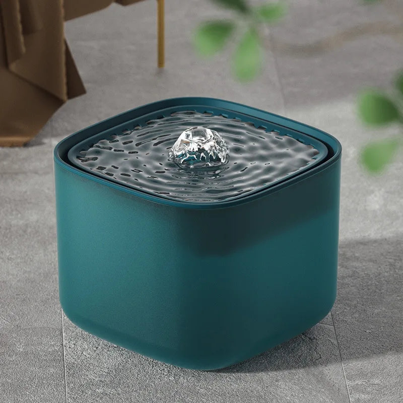 Ultra Quiet Cat Water Fountain with a 3 Liter Tank | Adjustable Flow Rate and USB Power | BPA and Phthalate Free