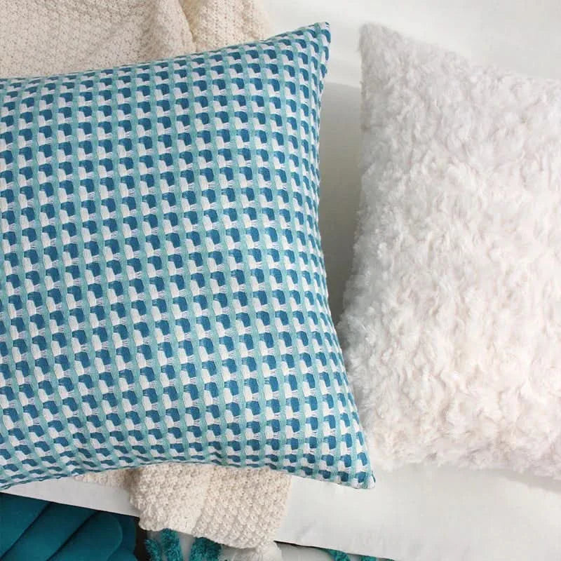 Scandinavian Throw Pillow Cover, 17.7 x 17.7 Inches | Clean Minimal Design | Nordic Style for Any Room