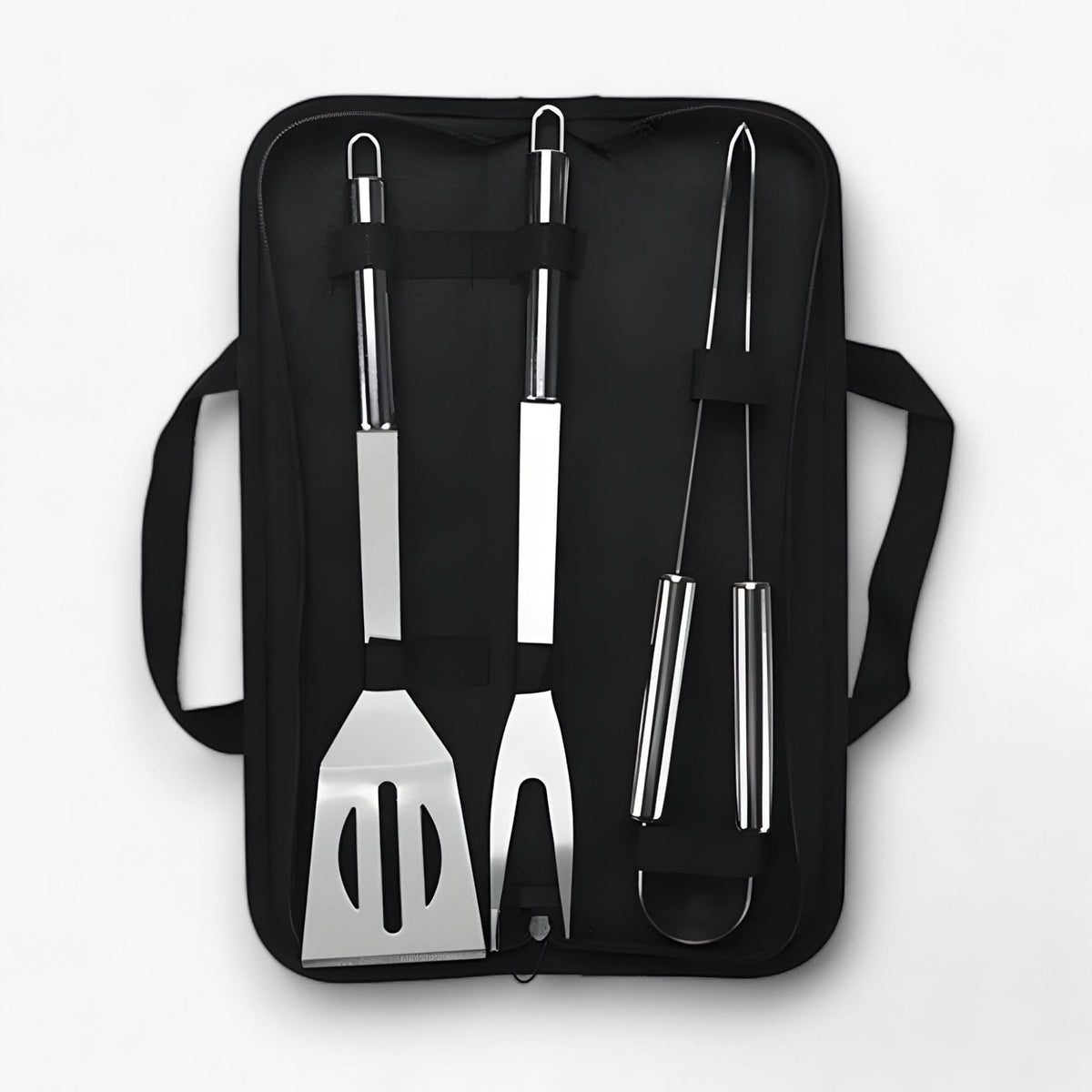 Stainless Steel BBQ Tool Set with Carry Case | Multiple Grilling Utensils Included | Durable Design for Repeated Use