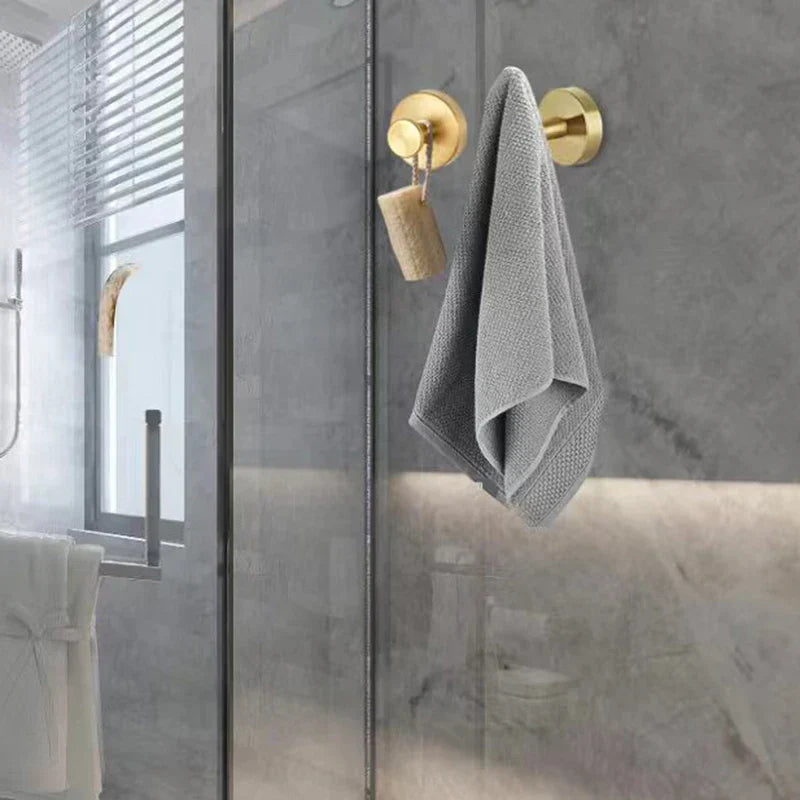 Suction Cup Hooks for Bathroom, Kitchen and Mirror | Twist-Lock Wall Hanger for Towels and Robes, No Drilling