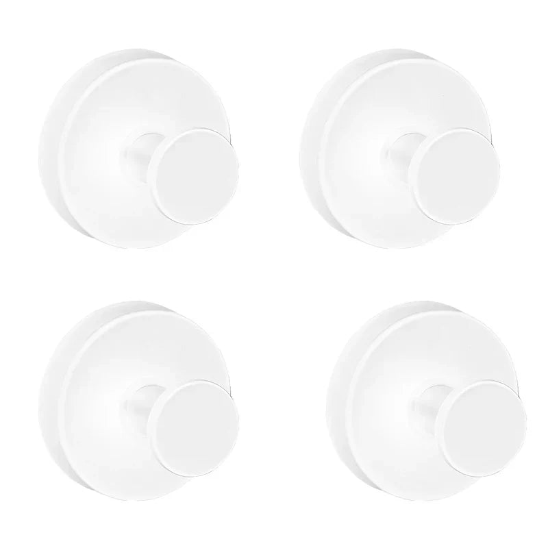 Suction Cup Hooks for Bathroom, Kitchen and Mirror | Twist-Lock Wall Hanger for Towels and Robes, No Drilling