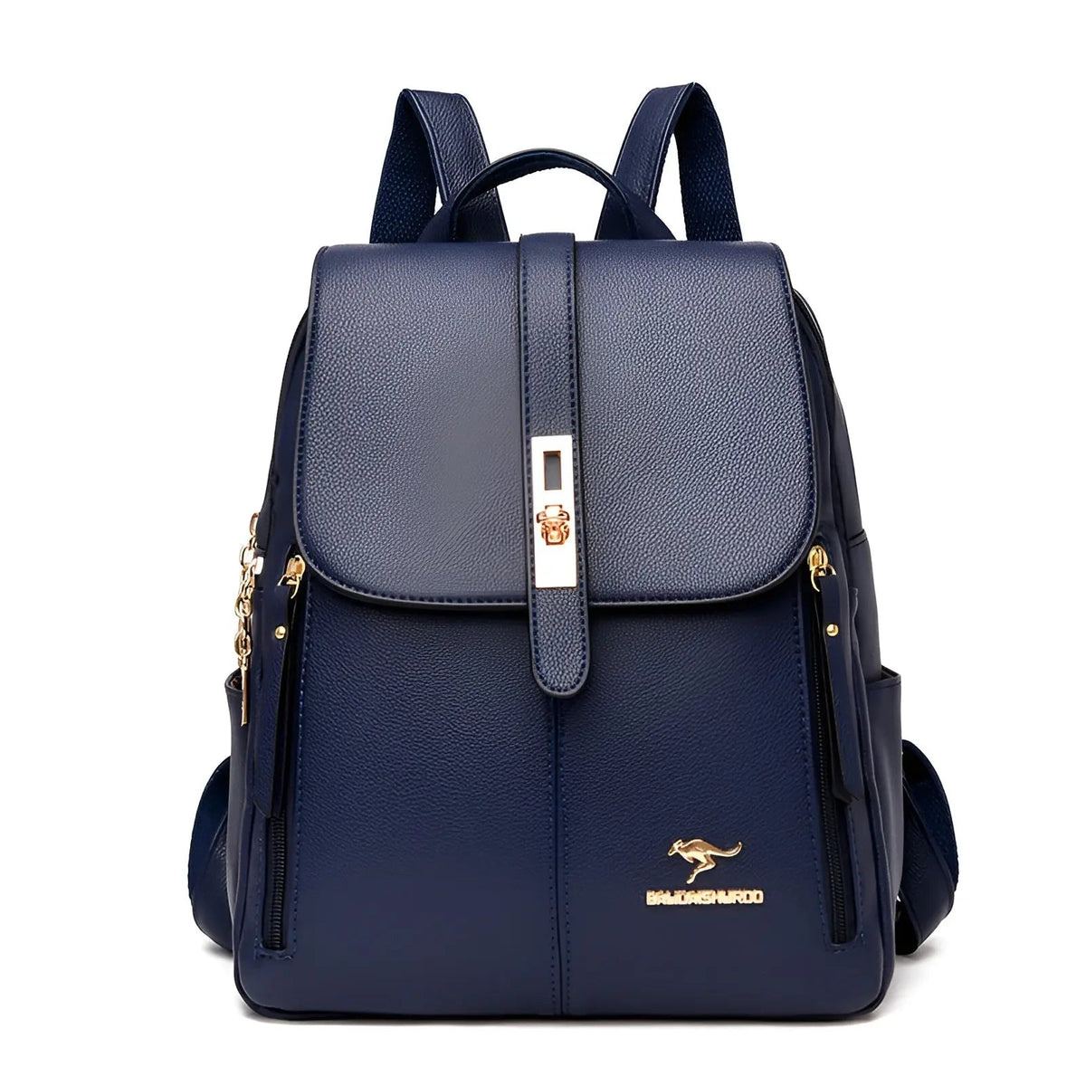 Travel Backpack for Women in Faux Leather | Compartments for Tablet, Phone, Wallet and Cosmetics | 32 by 26 by 14 cm
