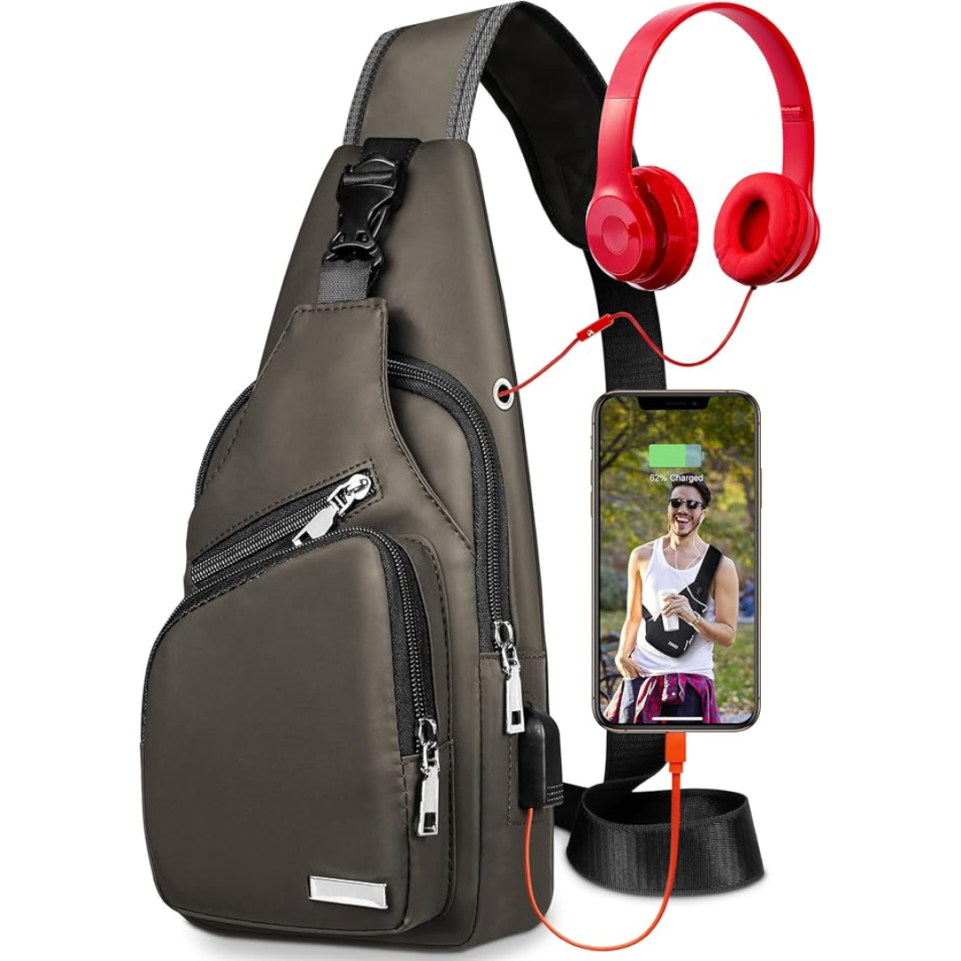 Waterproof Sling Bag with Crossbody Design | Single-Strap, Hands-Free Carry | Keeps Essentials Dry While Traveling