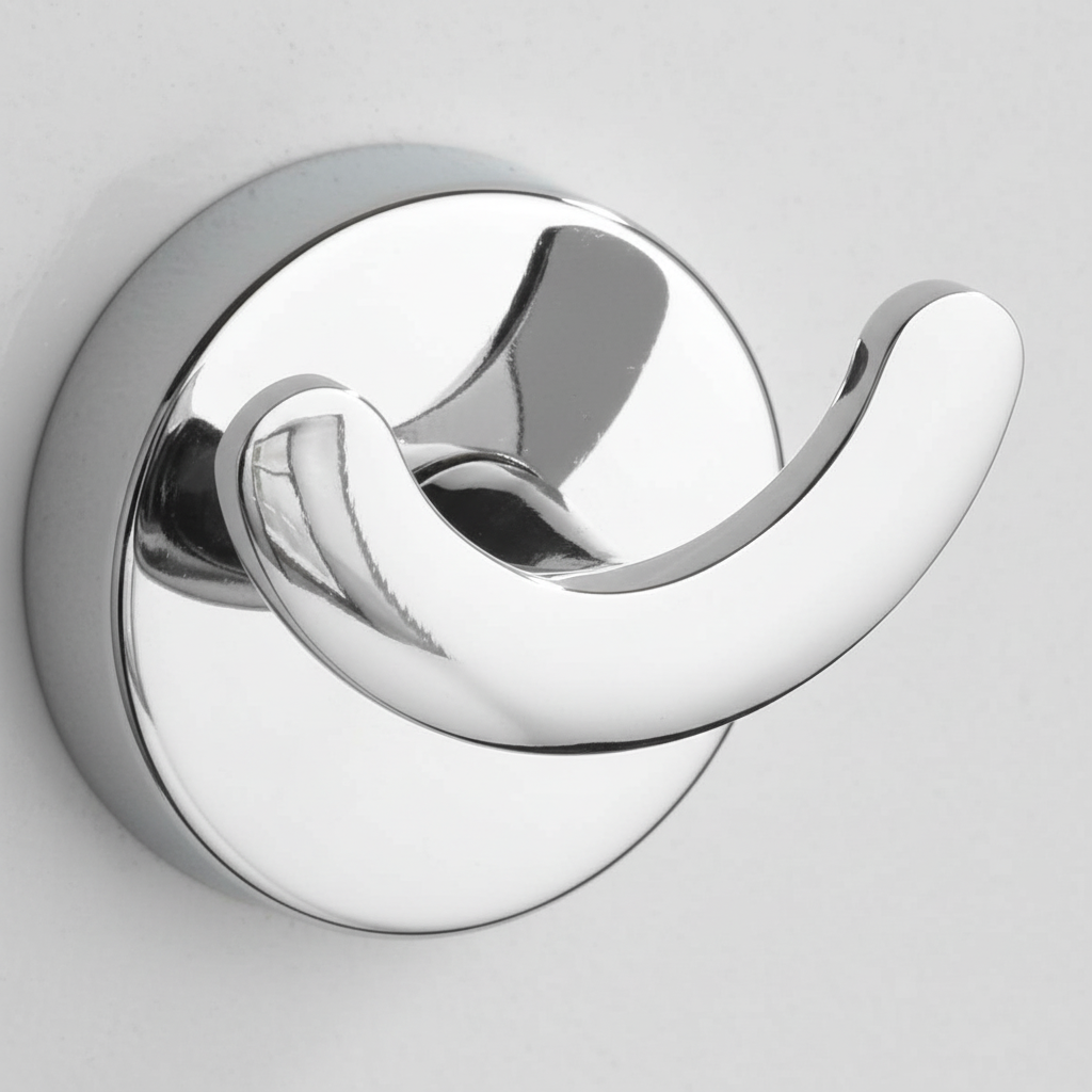 Drill-Free Suction Cup Hooks for Bathroom and Kitchen | Waterproof Stainless Steel Wall Hanger | Reusable Two-Piece Set
