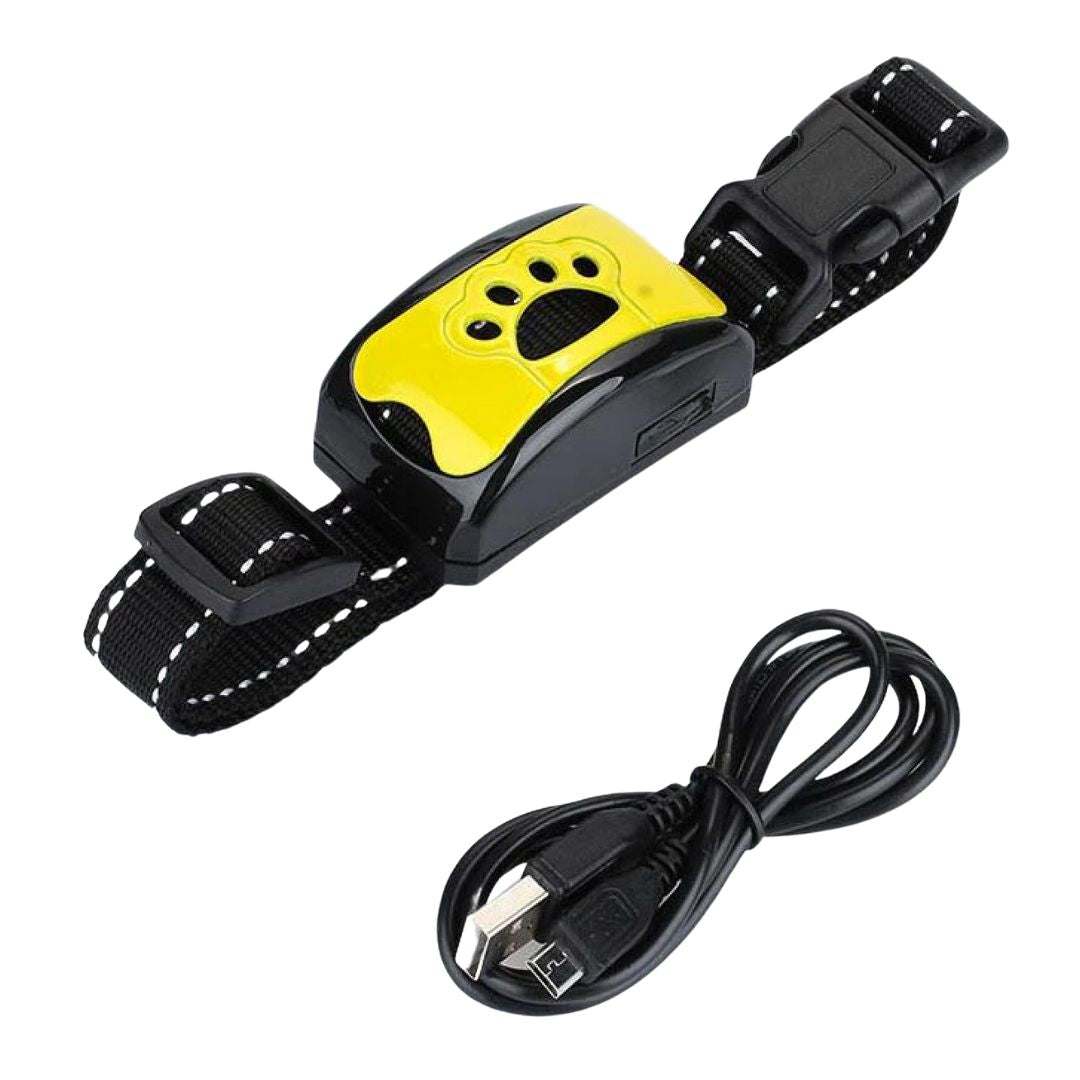 Vibration Dog Bark Collar without Shocks | Rechargeable Nylon Strap with Sound Warning | 5 Colors