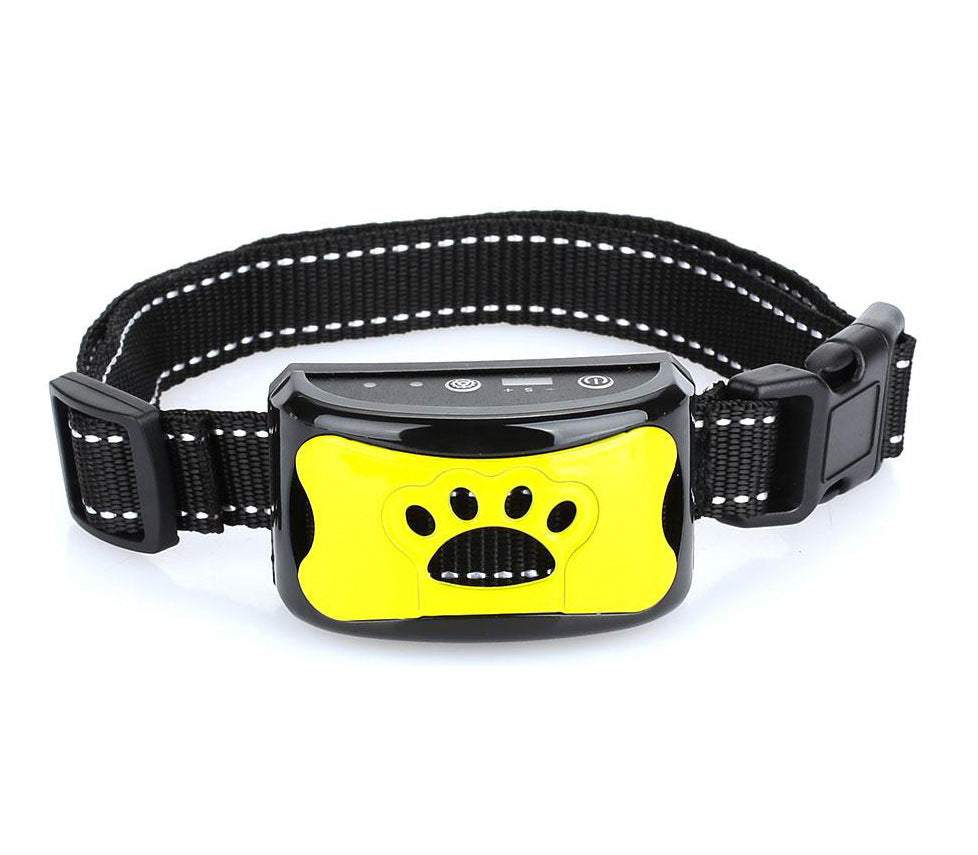 Vibration Dog Bark Collar without Shocks | Rechargeable Nylon Strap with Sound Warning | 5 Colors