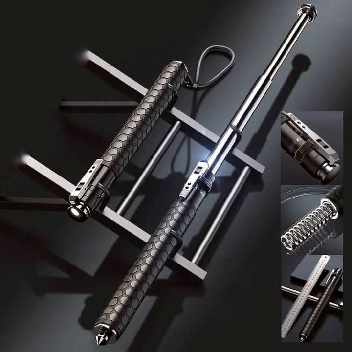 Automatic Folding Walking Stick | Quick Pop-Open Setup | Adjustable Height for Everyday Mobility Support
