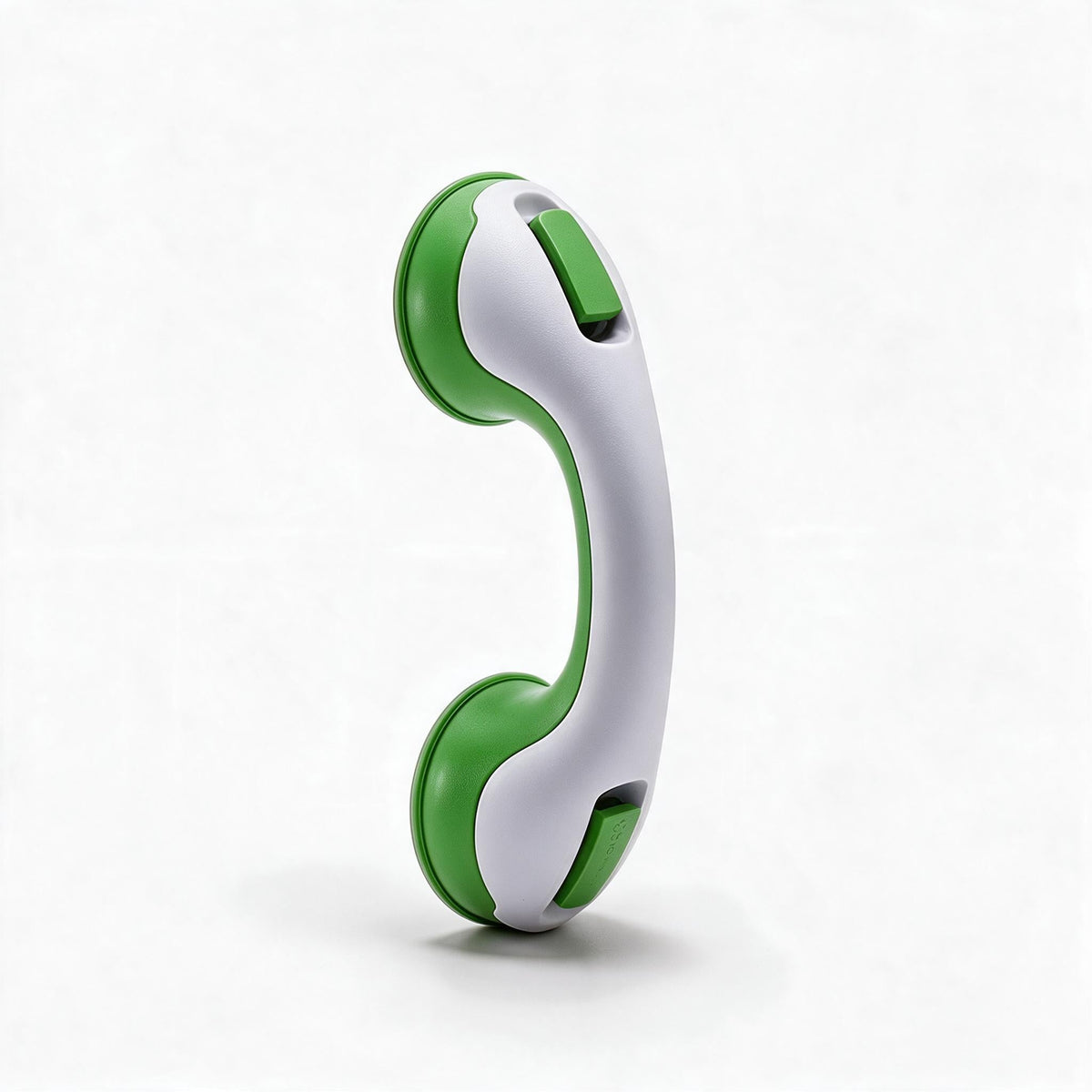 Grab Bars for Shower and Tub on Two Vacuum Cups, 11.6 Inches | Flip the Tabs to Lock, Lift Off Again | No Drilling