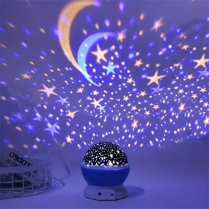 Star Projector Night Light | Available in 2 Colors | Creates a Calming Starry Sky for Bedrooms and Nurseries
