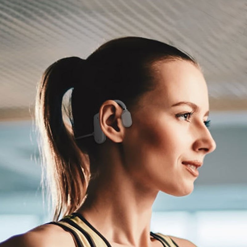 Bone Conduction Open Ear Earbuds with Bluetooth 5.2 | Wraparound Fit That Leaves the Canal Free | 4 Colors