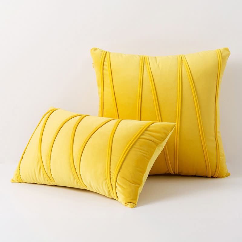 Velvet Throw Pillow with Removable Cover | Soft Luxurious Feel | A Complete Cushion for Sofas and Beds
