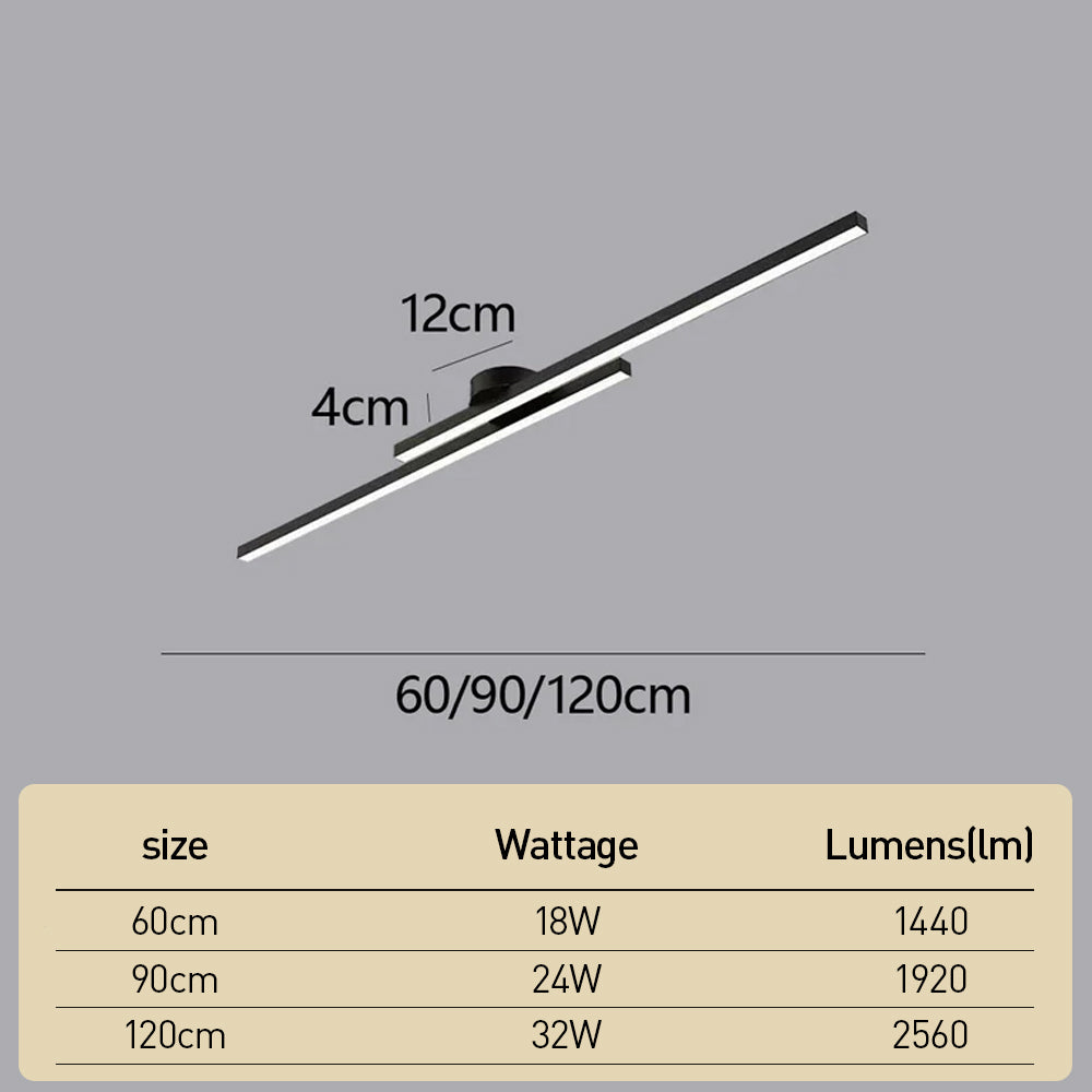 Modern Aluminum LED Ceiling Light | Slim Circular Design | Consistent Illumination for Living Rooms and Bedrooms