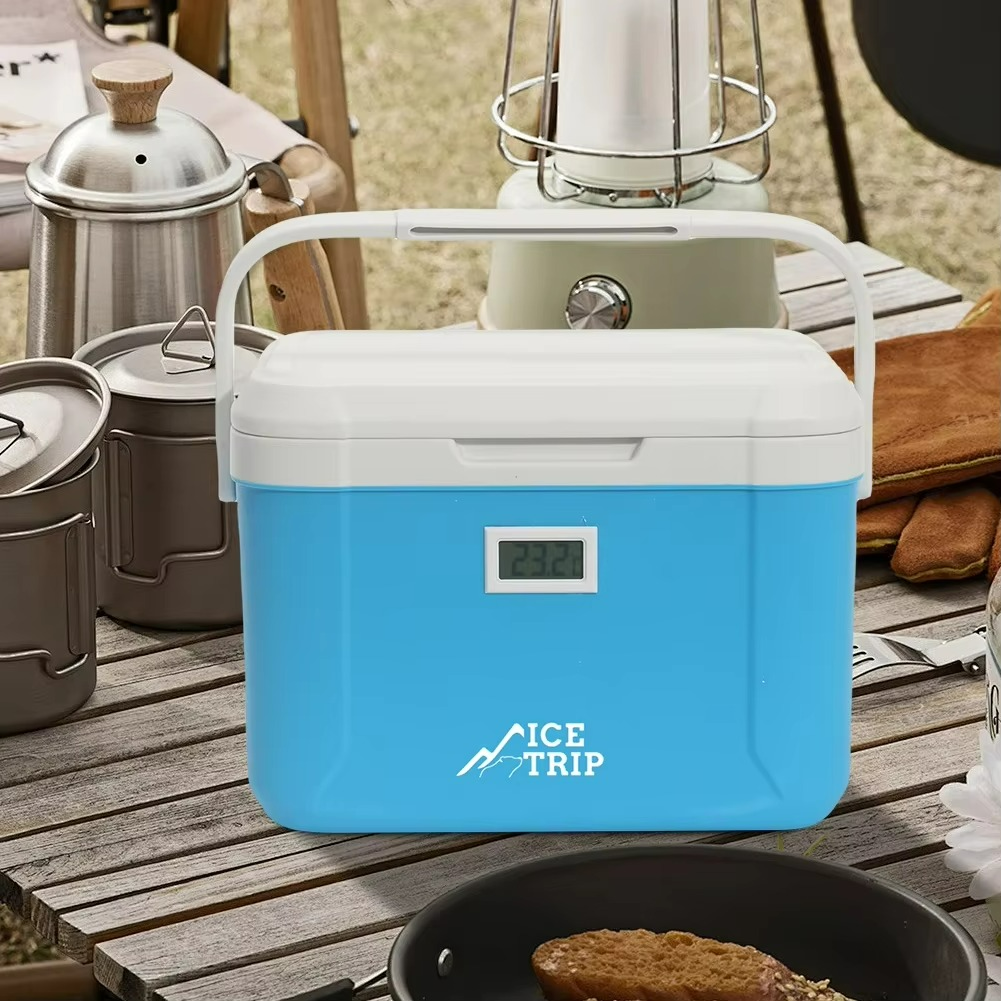 Portable Compressor Fridge Freezer with Dual Function | 1.3 Gallon Capacity | Compact Cooling for Camping and Road Trips
