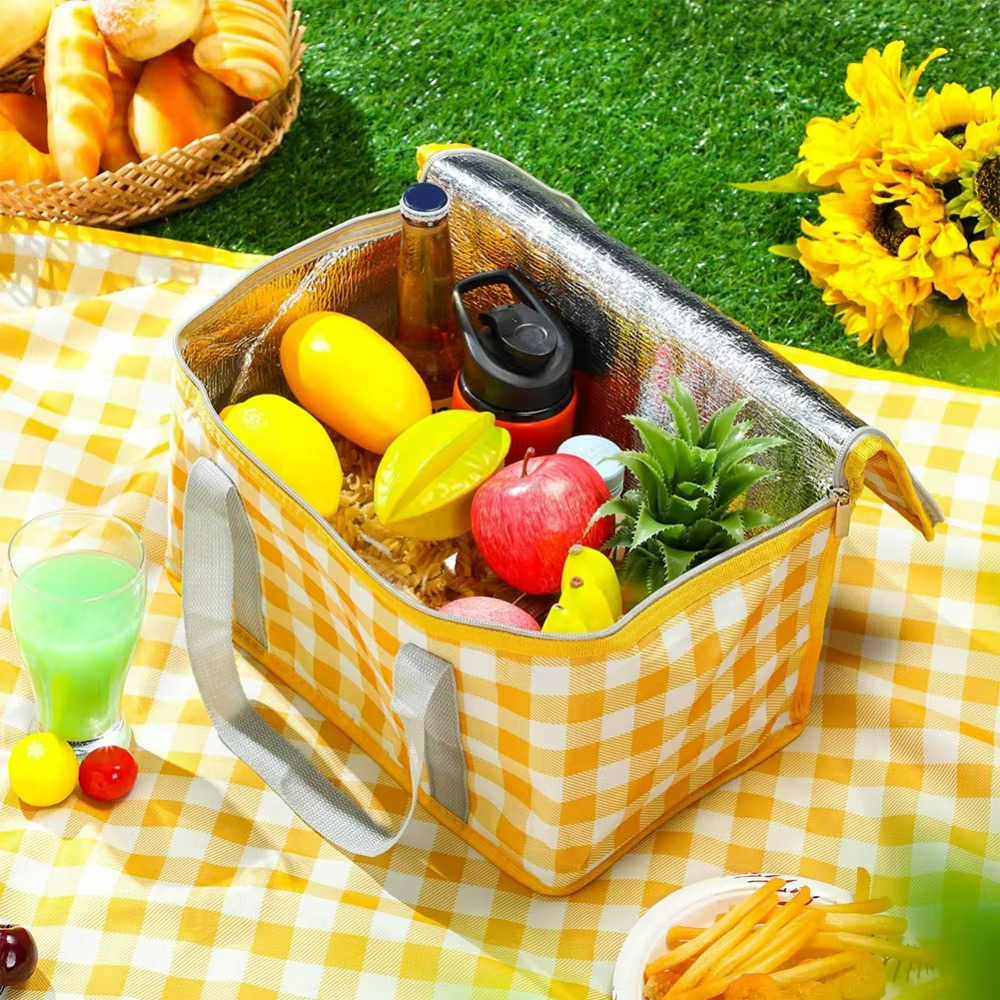 Insulated Cooler Bag with Soft Flexible Design | Carry Handles Included | For Picnics, Camping, and Work Lunches