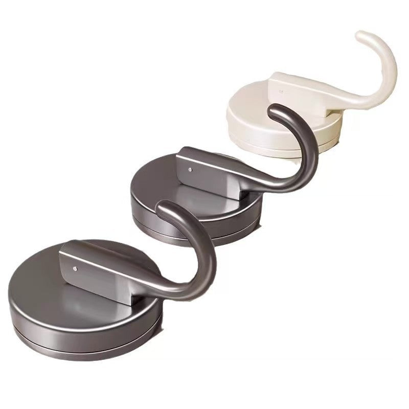 Suction Cup Hooks without Drilling or Traces | Reusable Wall Holders for Bathroom and Kitchen | 2 Colors