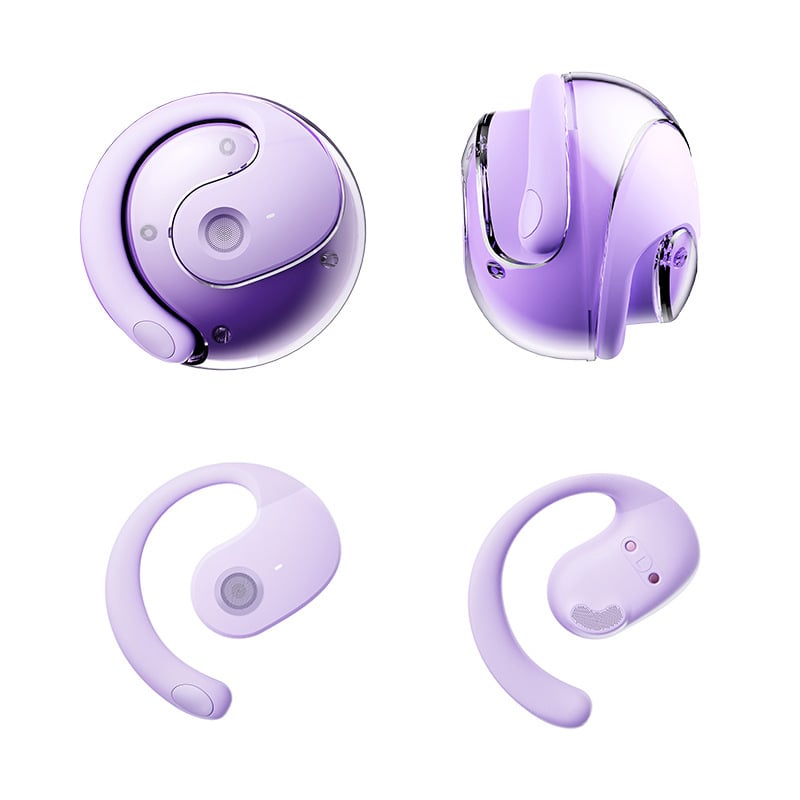 Open Ear Wireless Earbuds with Bluetooth 5.4 | Music and Game Modes, Call Noise Reduction | 3 Colors, Clip On Fit