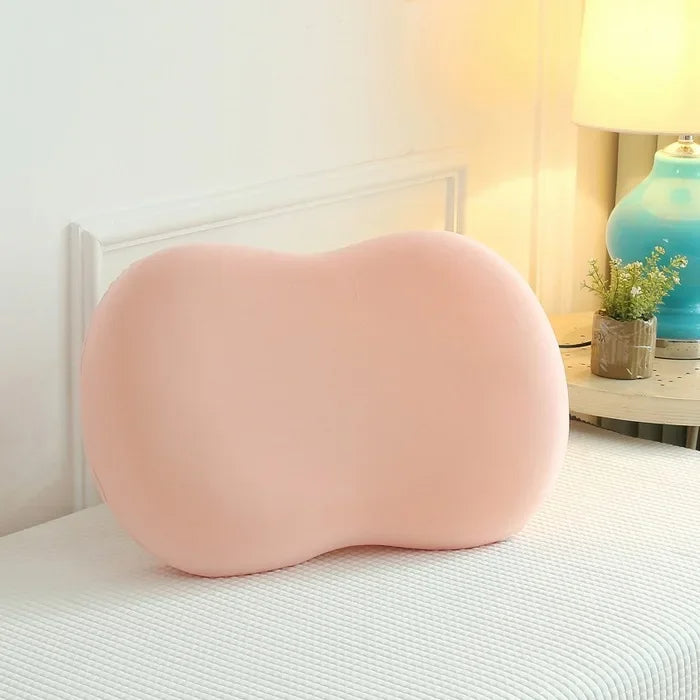 Contoured Memory Foam Neck Pillow for Side Sleepers | Removable Washable Cover and Breathable Polyester | 3 Colors