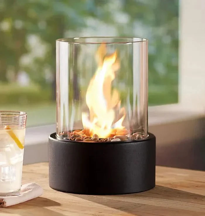 Tabletop Lantern with Flickering Flame Effect | Compact Lantern-Style Design | Warm Ambient Lighting for Any Room