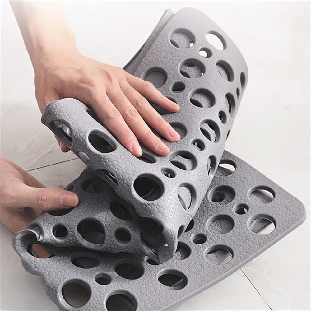 Secure Non-Slip Shower Mat | Antibacterial, Easy-to-Clean Surface | Stable Footing for Showers and Bathtubs