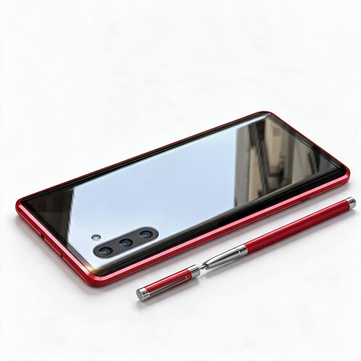 Magnetic Phone Case for Samsung Galaxy and Note Models | Double-Sided Tempered Glass with Metal Bumper Frame