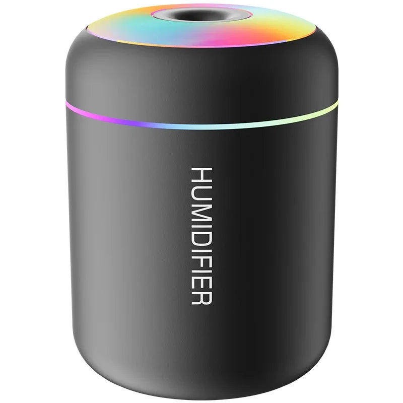 Mini Air Humidifier with Aromatherapy Function | USB Powered | Compact Design for Bedrooms, Desks, and Cars