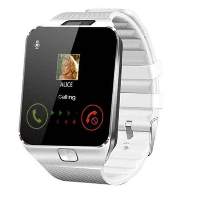 Smart Watch with SIM Card Slot and Camera | Bluetooth Touchscreen Fitness Tracker with Multi-Language Menu