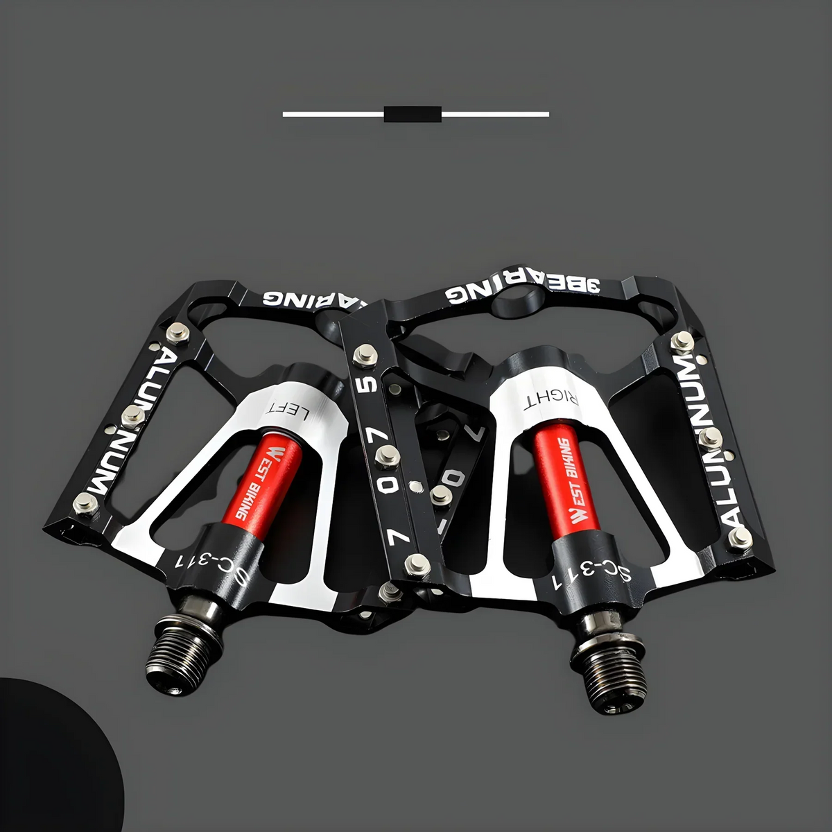 Light Alloy Bike Pedals